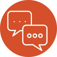 Icon of mobile texting